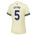 Tanie Strój piłkarski Everton Michael Keane #5 Koszulka Wyjazdowej dla damskie 2025-26 Krótkie Rękawy